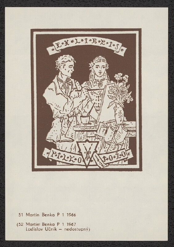 Martin Benka – Exlibrisy Martina Benku 1888-1968. SNG Bratislava 1968 
