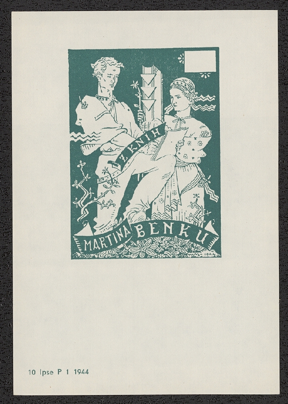 Martin Benka – Exlibrisy Martina Benku 1888-1968. SNG Bratislava 1968 