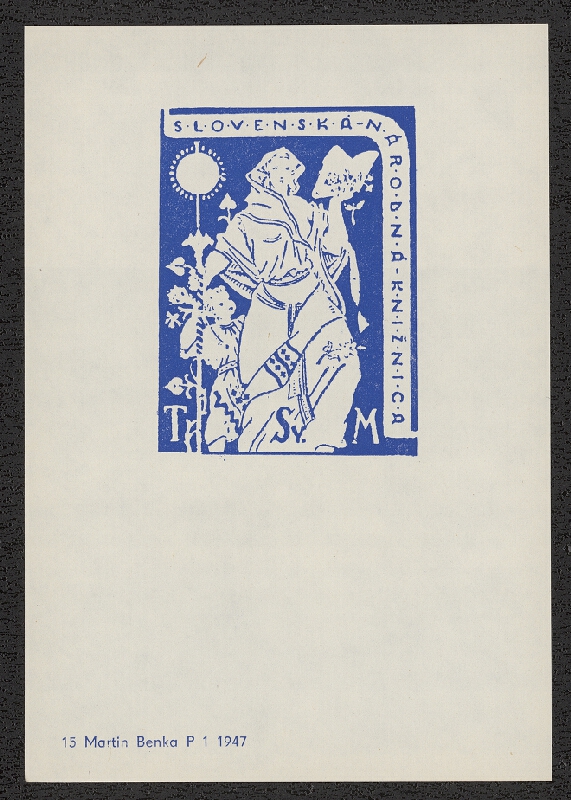 Martin Benka – Exlibrisy Martina Benku 1888-1968. SNG Bratislava 1968 