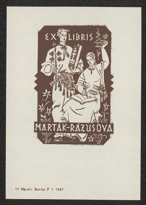 Martin Benka – Exlibrisy Martina Benku 1888-1968. SNG Bratislava 1968 