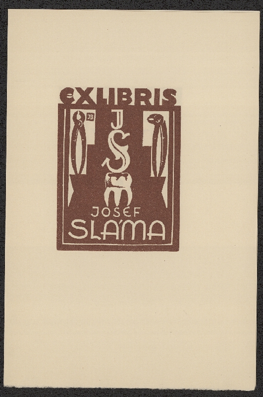 Jaro (Jaroslav) Beran – Jaro Beran; Ex libris. Soubor 10 linorytů. MCMXXXII 