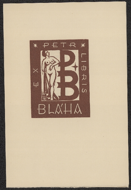 Jaro (Jaroslav) Beran – Jaro Beran; Ex libris. Soubor 10 linorytů. MCMXXXII 