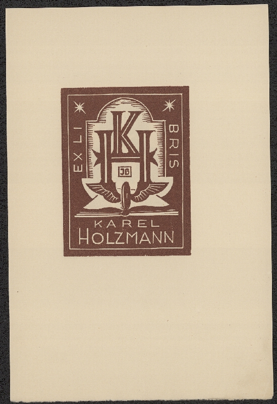 Jaro (Jaroslav) Beran – Jaro Beran; Ex libris. Soubor 10 linorytů. MCMXXXII 