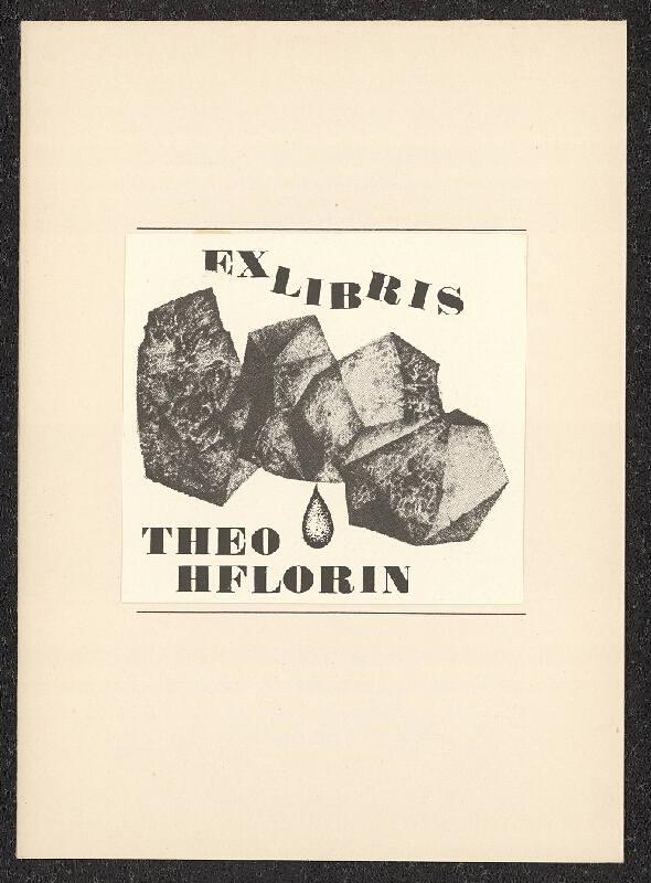 Robert (Róbert) Brož – Ex librisy básnika. Slovo básnikovo, kresba umelcova. 1970 