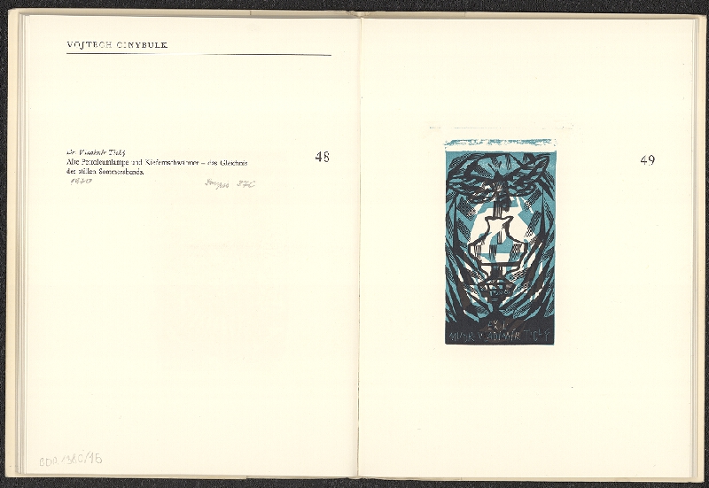 Vojtěch Cinybulk – Vojtěch Cinybulk, En Czekisk Grafiker og exlibriskunstner 
