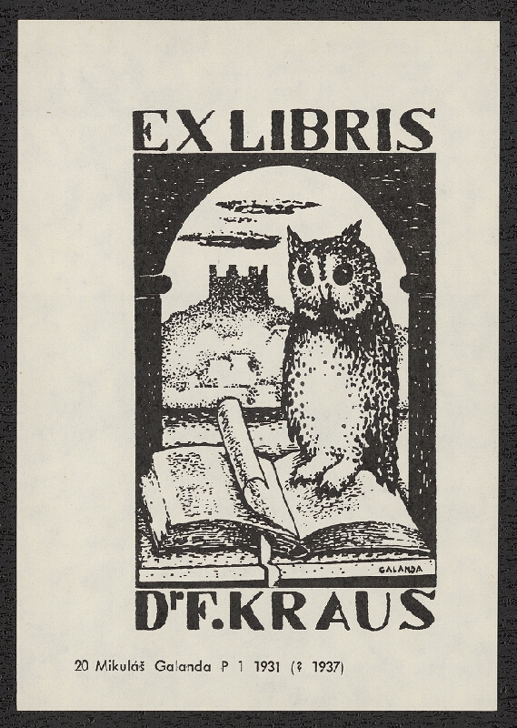 Mikuláš Galanda – Exlibrisy Mikuláša Galandu 