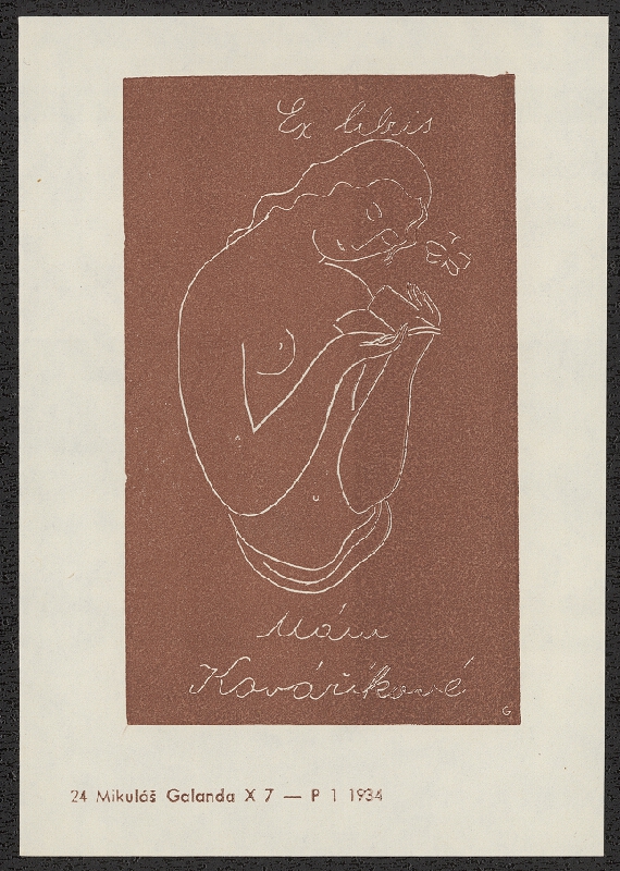Mikuláš Galanda – Exlibrisy Mikuláša Galandu 