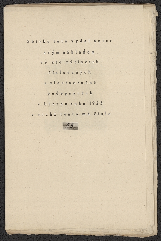 Otakar Hájek – Ex libris dvanácti tovaryšů, přátel známých at.d. at.d. 1923 