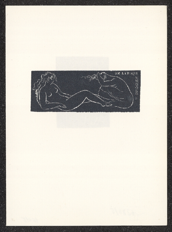 Rastislav Michal – Zehn kleine Exlibris. Die Mappe mit zehn Exlibris von Rastislav Michal wurde aus anlass des XI. intenationalen Exlibris Kongresses - Hamburg 