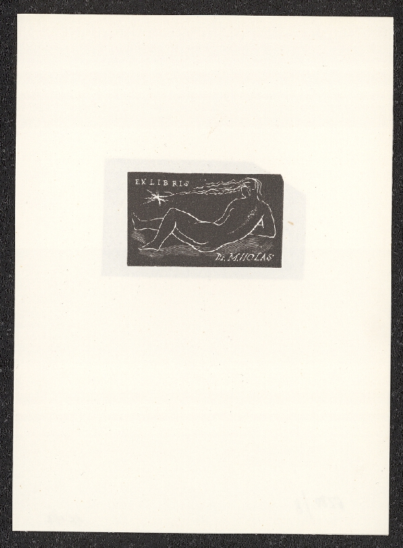 Rastislav Michal – Zehn kleine Exlibris. Die Mappe mit zehn Exlibris von Rastislav Michal wurde aus anlass des XI. intenationalen Exlibris Kongresses - Hamburg 