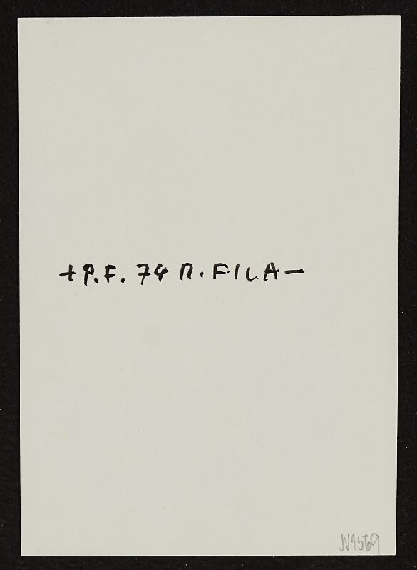 Rudolf Fila – P.F. 1974 