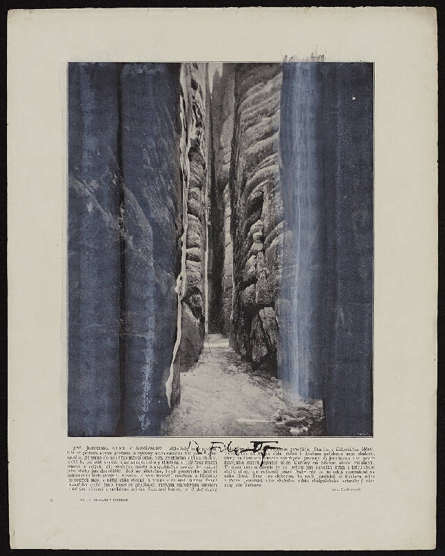 Rudolf Fila – Bez názvu (Jezuitská ulička v Adršpachu) 