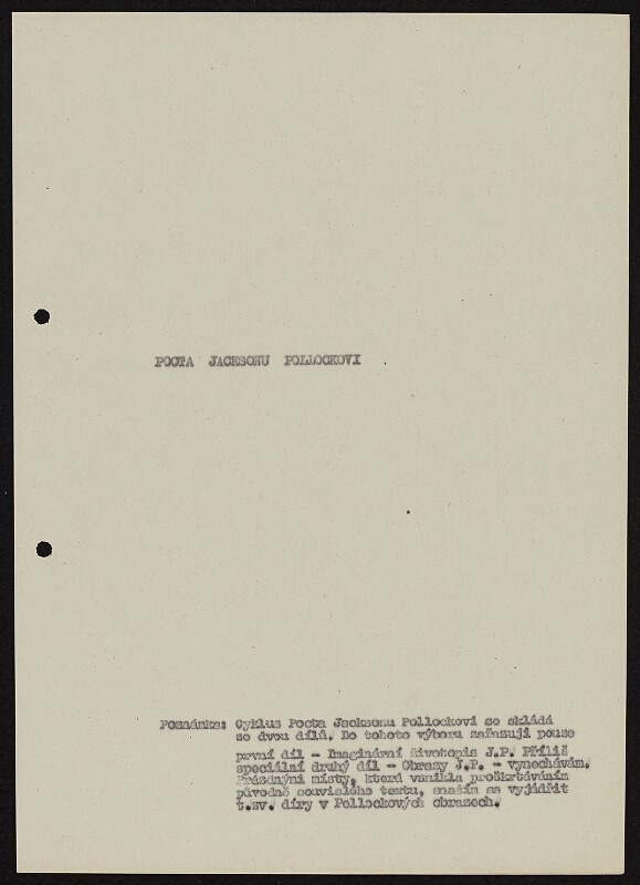 Ladislav Novák – Závratě (básně z let 1960 - 1965) 