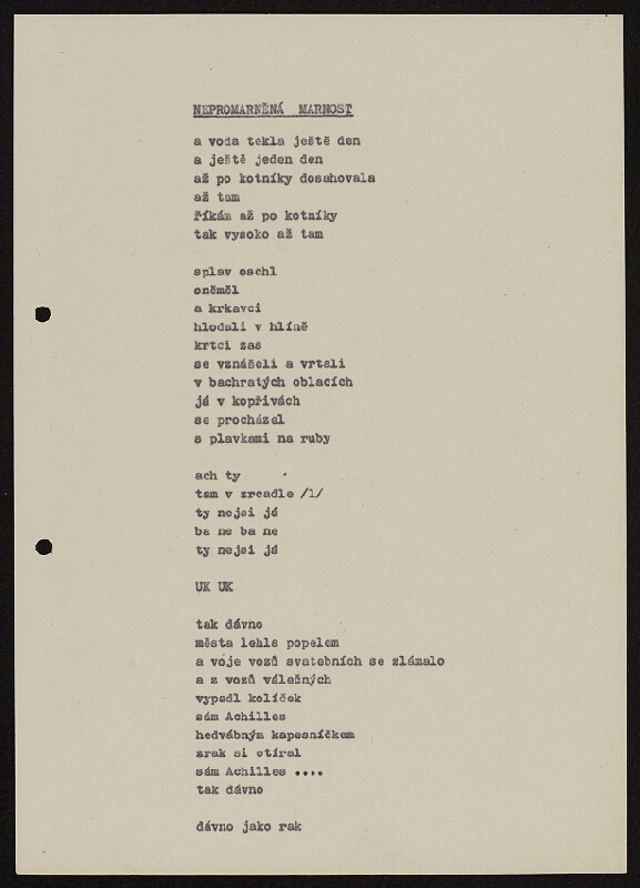 Ladislav Novák – Závratě (básně z let 1960 - 1965) 