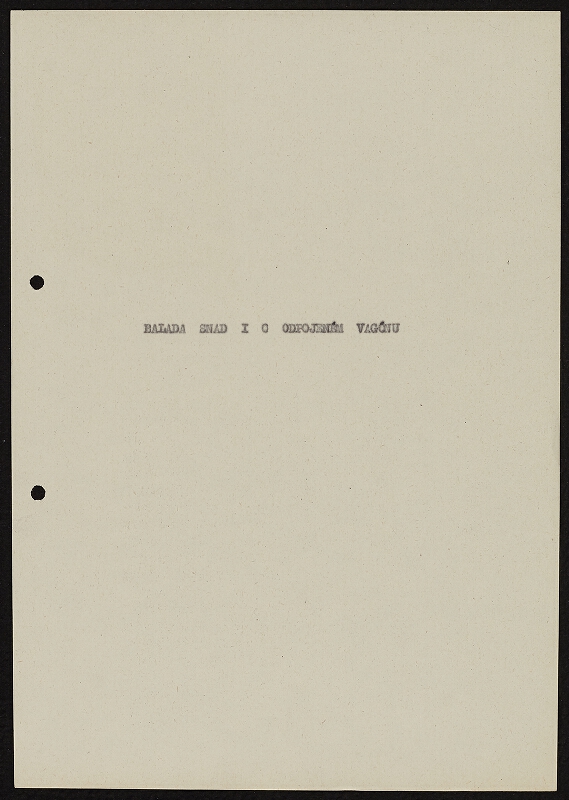 Ladislav Novák – Závratě (básně z let 1960 - 1965) 