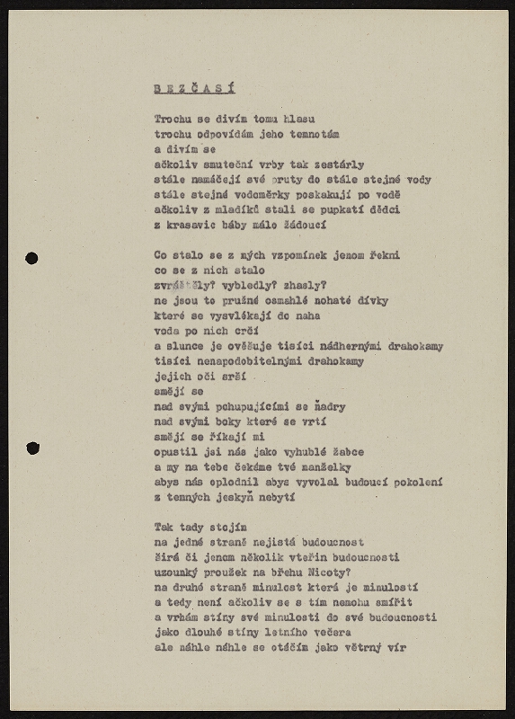 Ladislav Novák – Závratě (básně z let 1960 - 1965) 