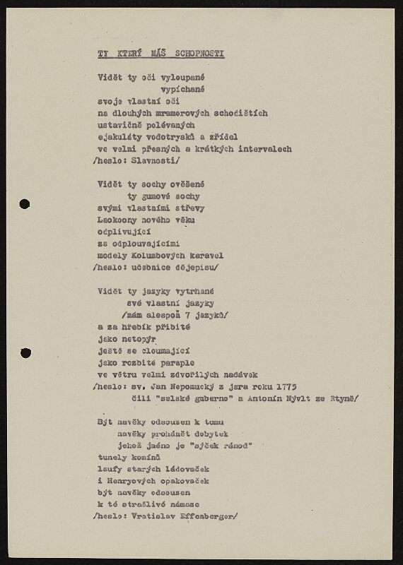 Ladislav Novák – Závratě (básně z let 1960 - 1965) 