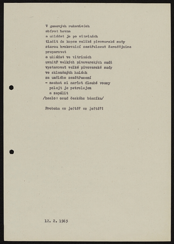 Ladislav Novák – Závratě (básně z let 1960 - 1965) 