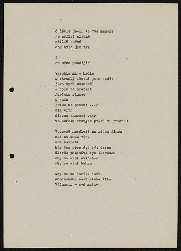 Ladislav Novák – Závratě (básně z let 1960 - 1965) 