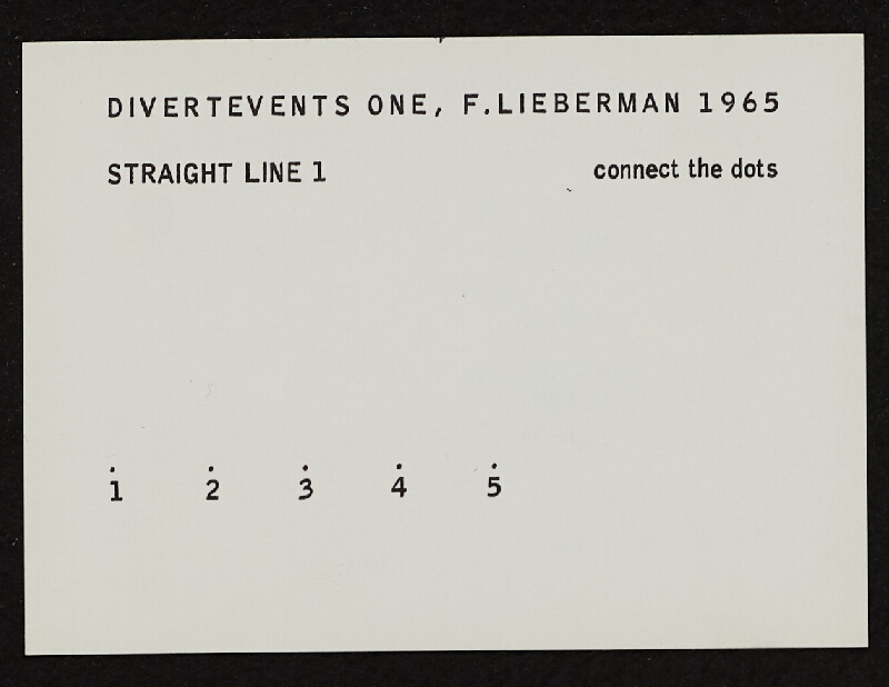 Frederic Lieberman – Divertevens One 