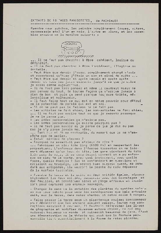 Ben Vautier – Galerie Ben Doute de Tout Presente 