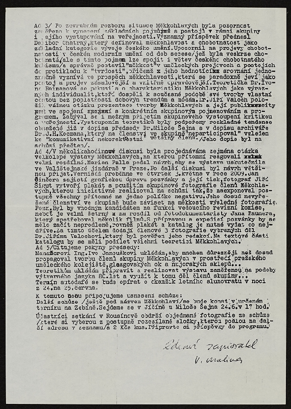 Měkkohlaví – Ustanovení skupiny Měkkohlaví 