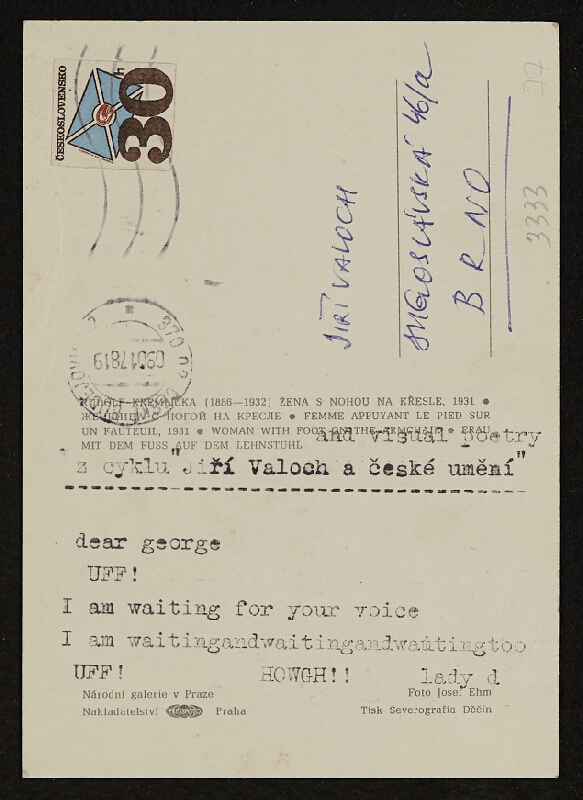 Dana Puchnarová – Study of Socie-Psycho-Space, studie III. 