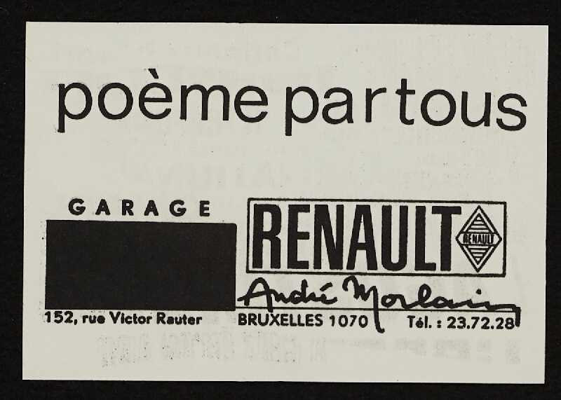 André Morlain – Poeme Par Tous 