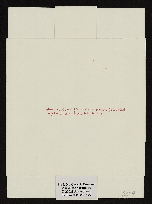 Klaus Peter Dencker – Bez názvu 