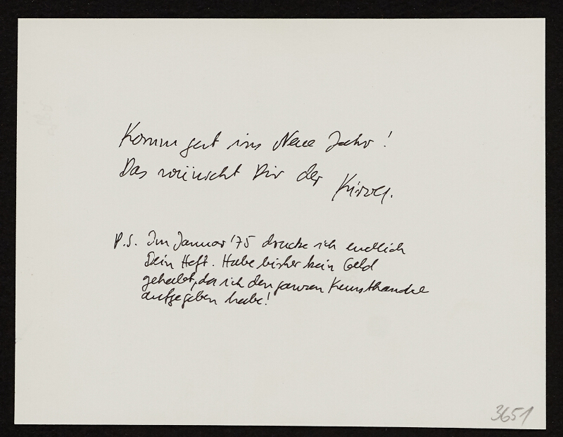 Bernard Krivet – Novoročenka PF 1975 