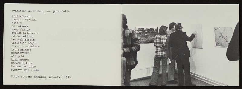 Antoinette Hilgemann-de Stigter ed. – Vijf jaar Kunstcentrum Badhuis, Kunstinformatie 14, jaargang 5 no. 4, december 1979, Kunstcentrum Badhuis, Gorinchem, Holland (1-30) 