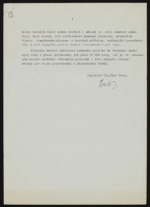 Miloslav Sonny Halas – Geodetický průzkum: k realizaci měření zakřivení zemského povrchu M. S. Halase, lokalita: Stránská skála 