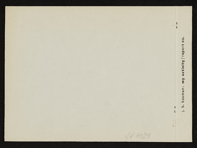 Jiří Hynek Kocman – My Activity, report no. 3 Drip Graphic 