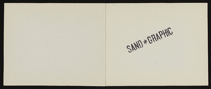 Jiří Hynek Kocman – My Activity, report no. 4 Sand Graphic 