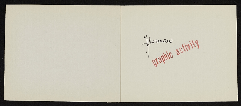 Jiří Hynek Kocman – My Activity, report no. 7 Graphoic Activity Xylotypy 