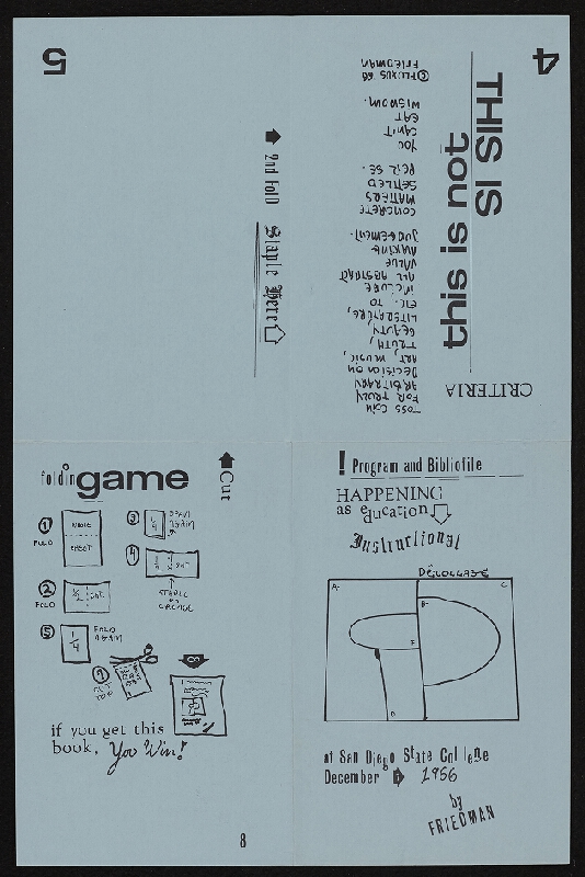 Ken Friedman – Program and Bibliofile 