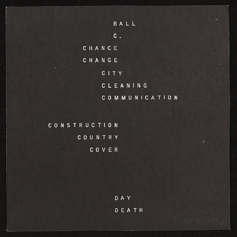 George Maciunas – Iced Dice 