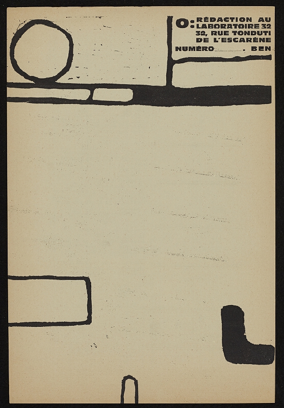 Benjamin Vautier – Rédaction au Laboratoire 31 