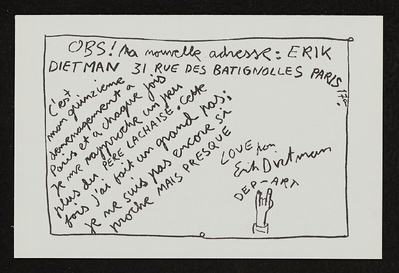 Benjamin Vautier – Les Paravents A la Galerie de la Salle, 19711 