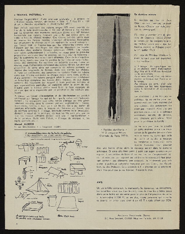 Benjamin Vautier – Une Lettre de la Fentre N 1 