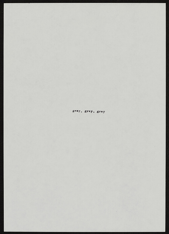 Jiří Valoch – Autumn Piece 