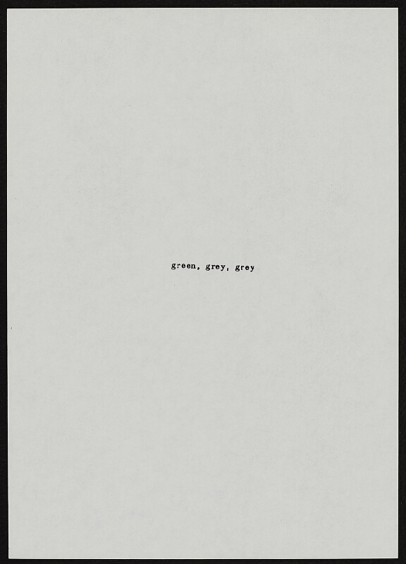 Jiří Valoch – Autumn Piece 