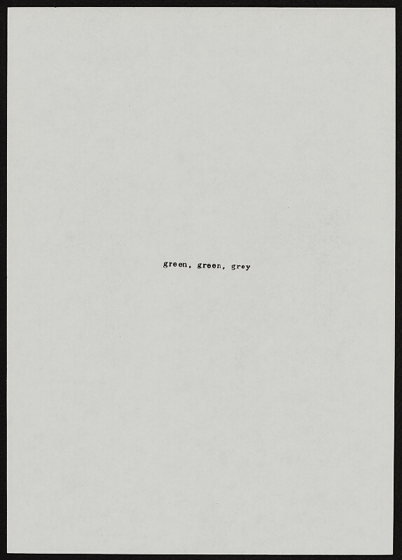 Jiří Valoch – Autumn Piece 