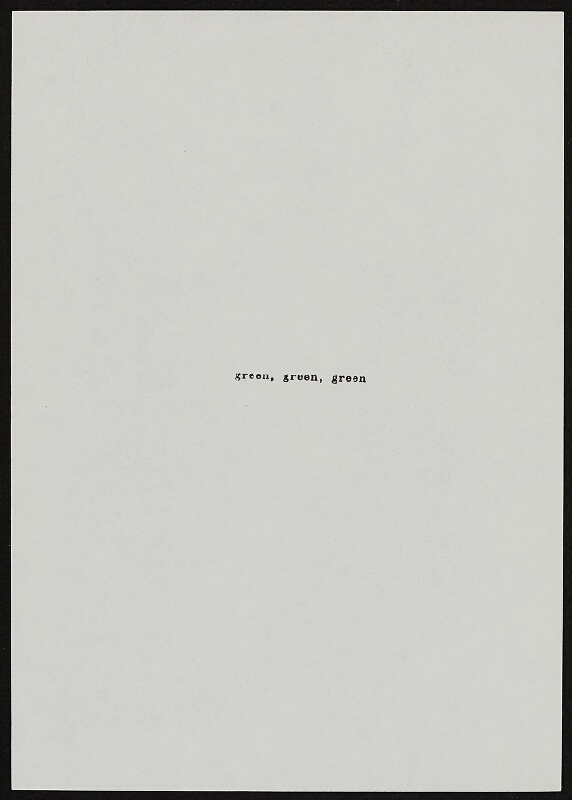 Jiří Valoch – Autumn Piece 