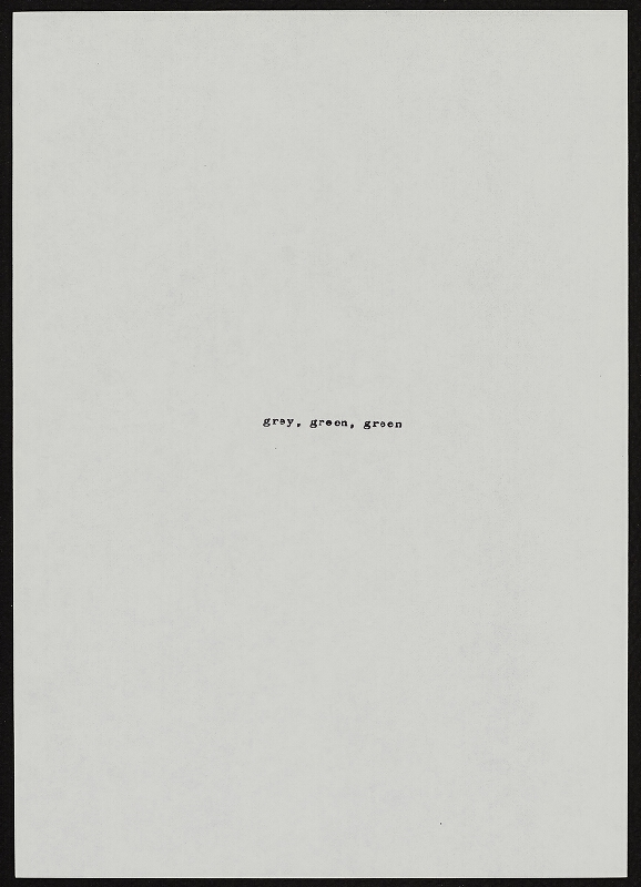 Jiří Valoch – Autumn Piece 