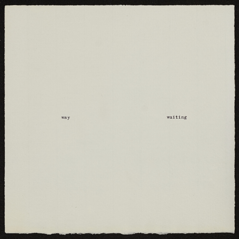 Jiří Valoch – Bez názvu 