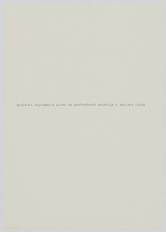 Jiří Valoch – Bez názvu 