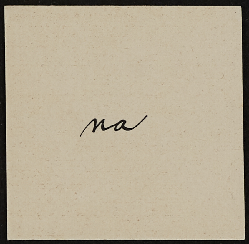 Jiří Valoch – Bez názvu 