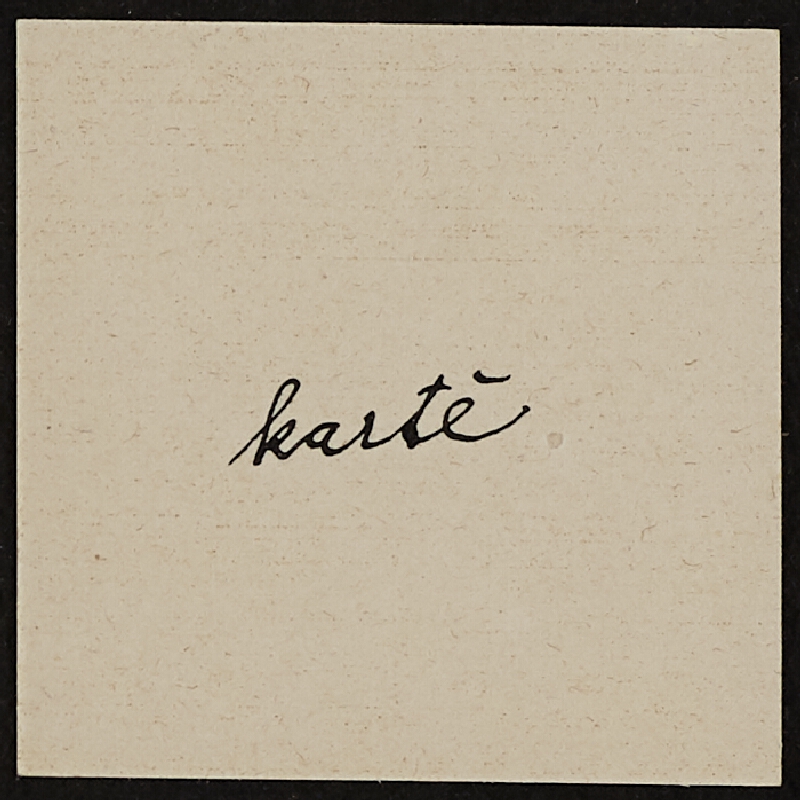 Jiří Valoch – Bez názvu 