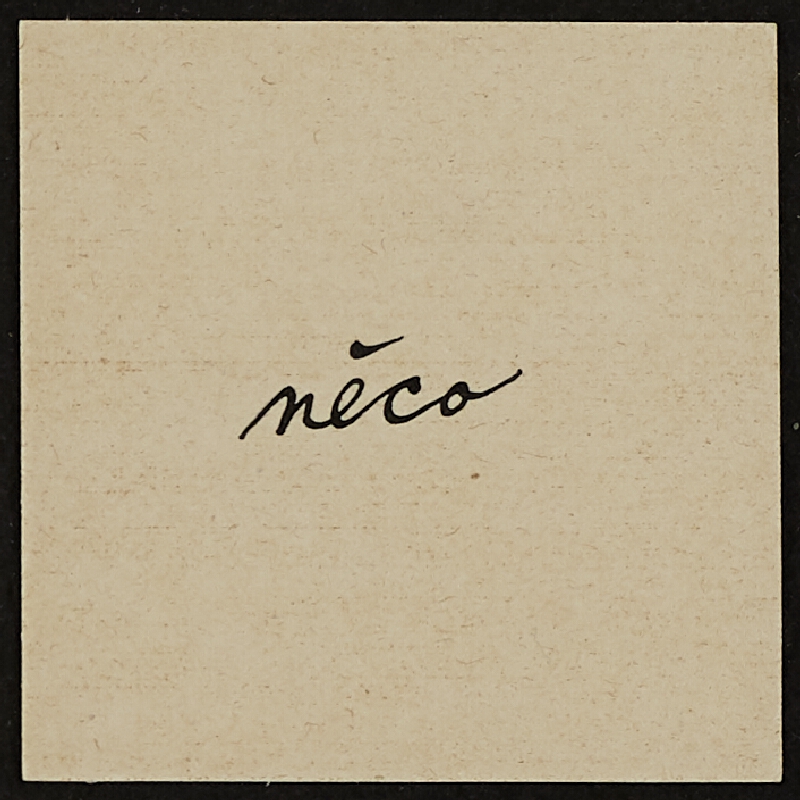 Jiří Valoch – Bez názvu 